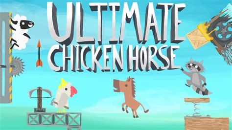 Ultimate Chicken Horse: Een chaotisch platform-avonturenspel vol valstrikken!